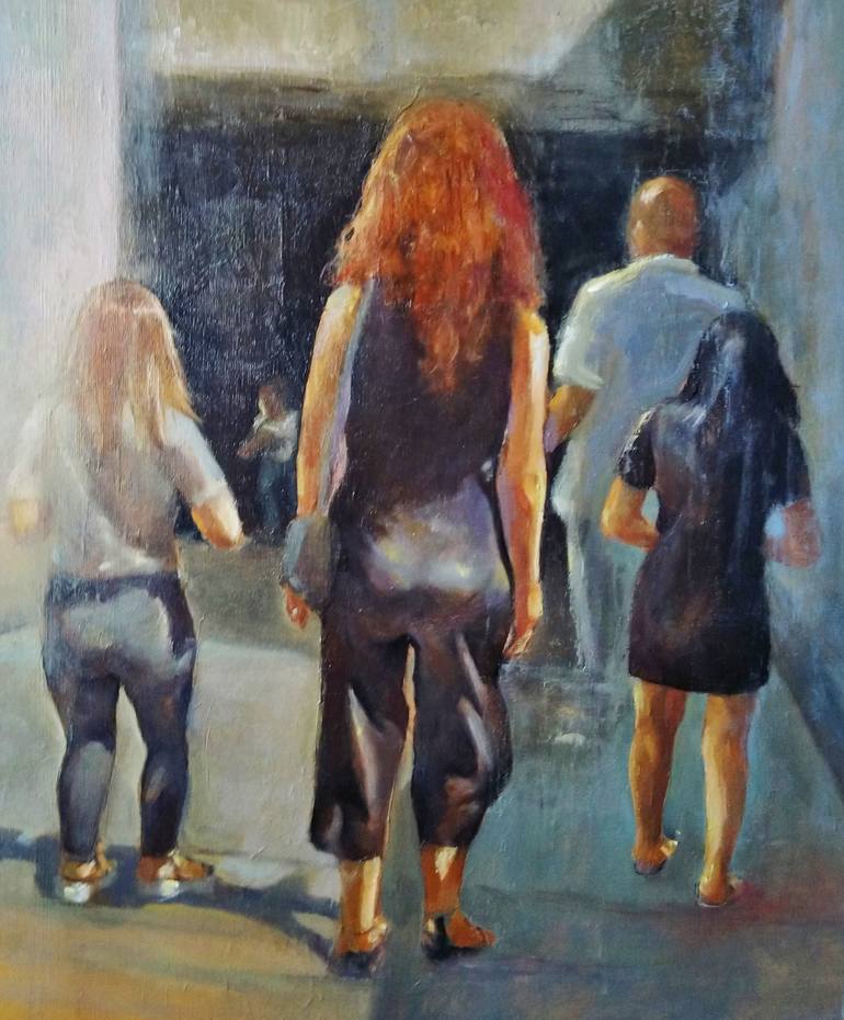 Original People Painting by Narinart Armgallery