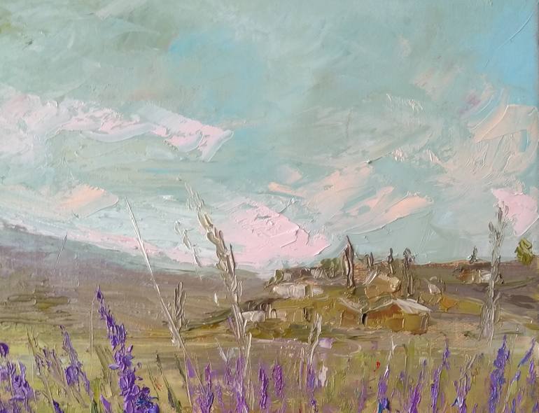 Original Impressionism Landscape Painting by Narinart Armgallery