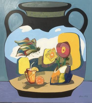 Aram Yengibaryan/Big Vase (110x100cm, oil painting) thumb