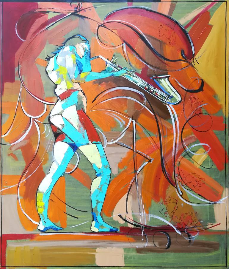 Original Impressionism Music Paintings by Narinart Armgallery