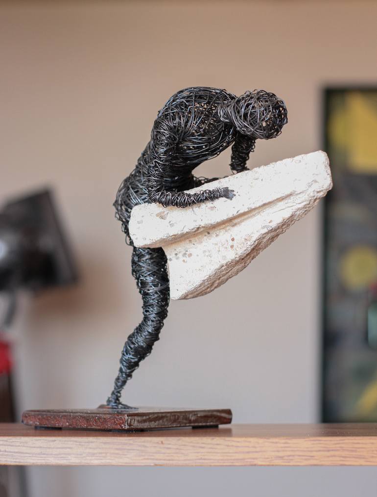 Original Abstract People Sculpture by Narinart Armgallery