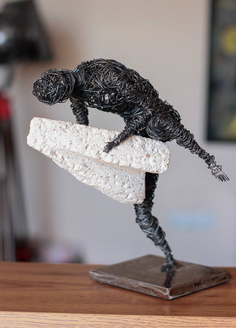 Original Abstract People Sculpture by Narinart Armgallery