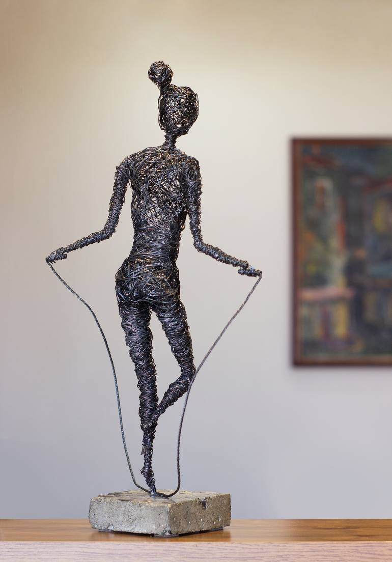 Original Abstract People Sculpture by Narinart Armgallery