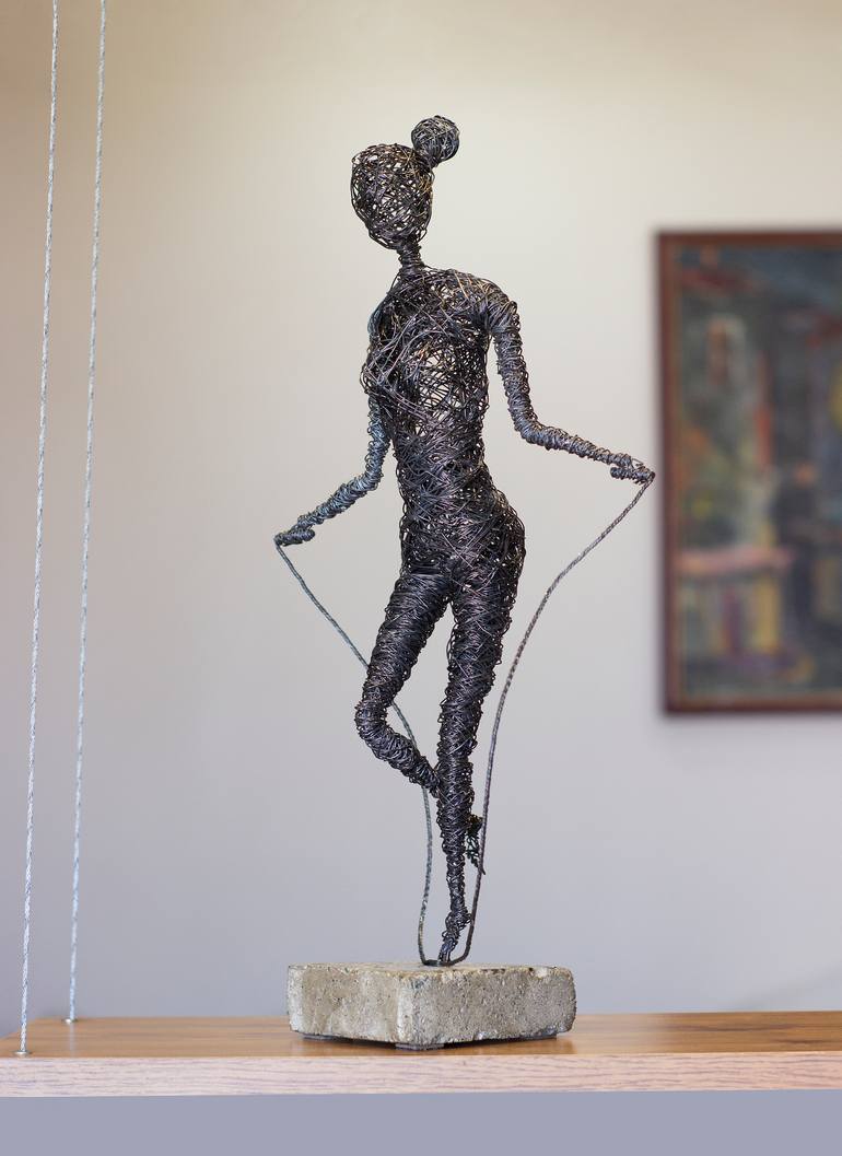 Original Abstract People Sculpture by Narinart Armgallery