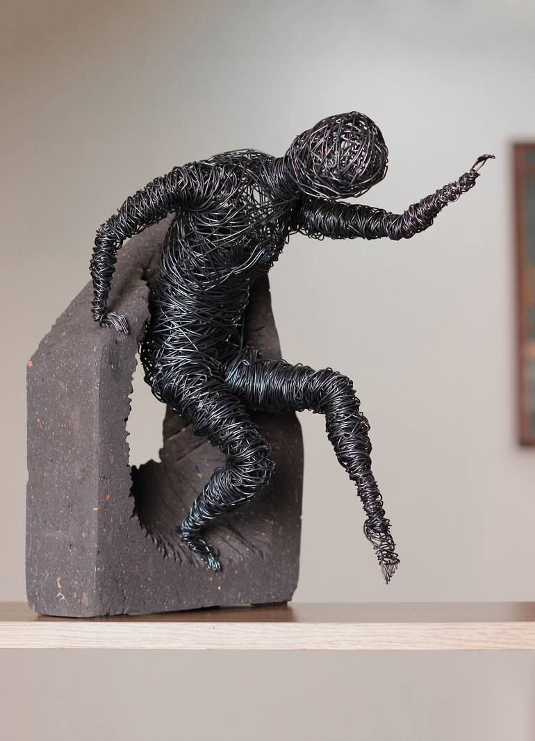 Original Abstract People Sculpture by Narinart Armgallery