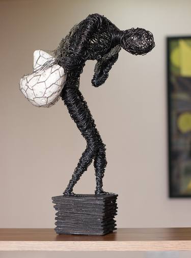 Original Abstract People Sculpture by Narinart Armgallery