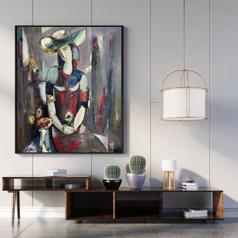Original Figurative Women Painting by Narinart Armgallery