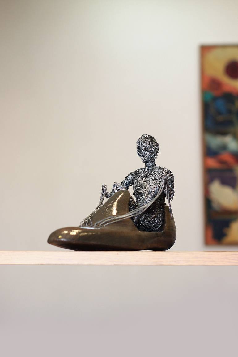 Original Abstract People Sculpture by Narinart Armgallery