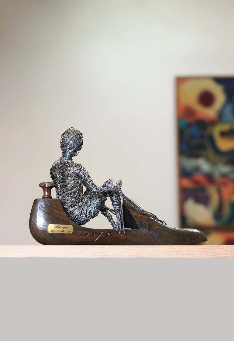 Original Abstract People Sculpture by Narinart Armgallery