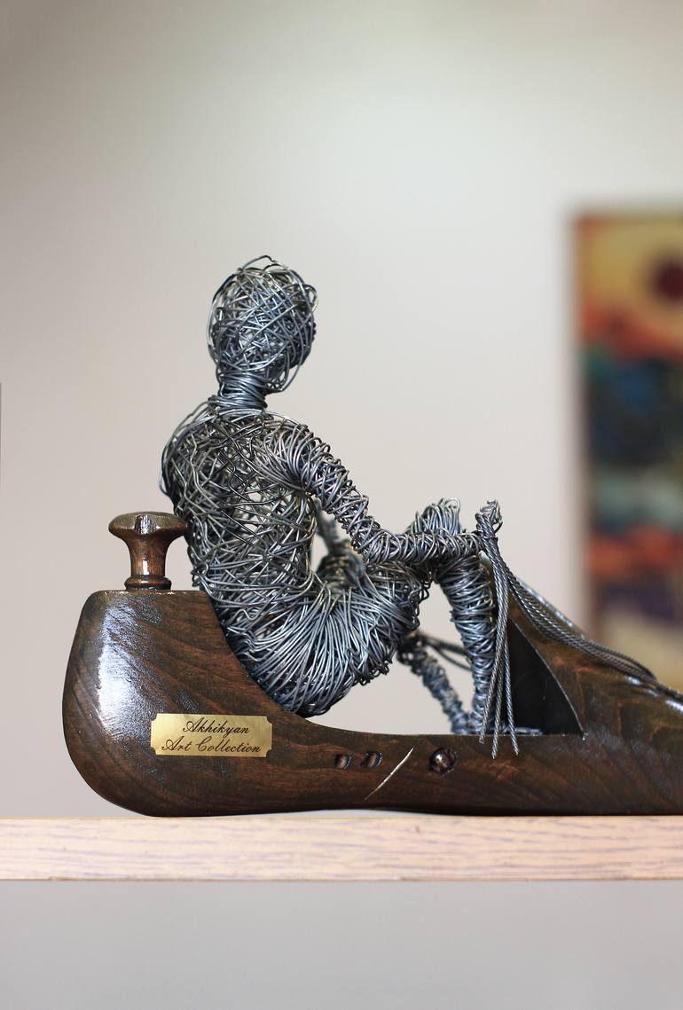 Original Abstract People Sculpture by Narinart Armgallery