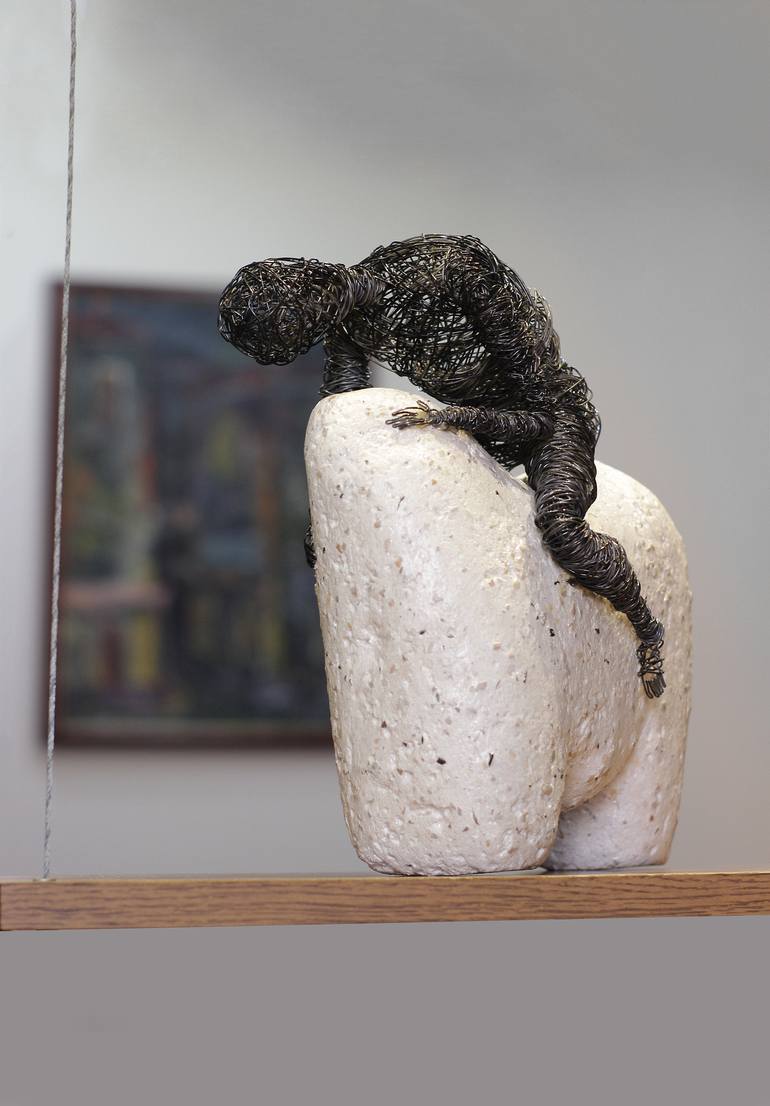Original Abstract People Sculpture by Narinart Armgallery