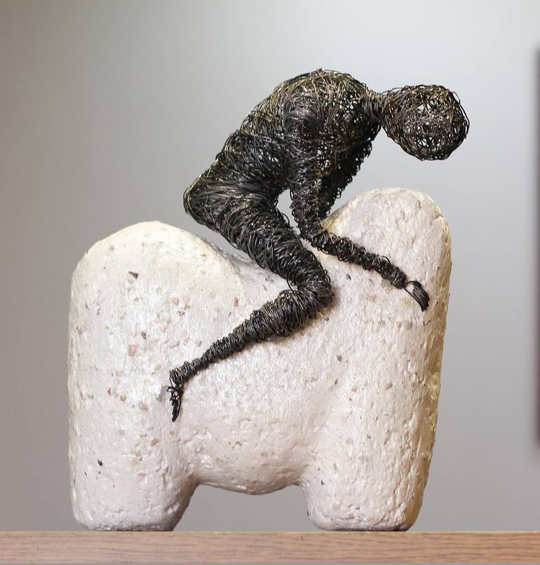 Original Abstract People Sculpture by Narinart Armgallery