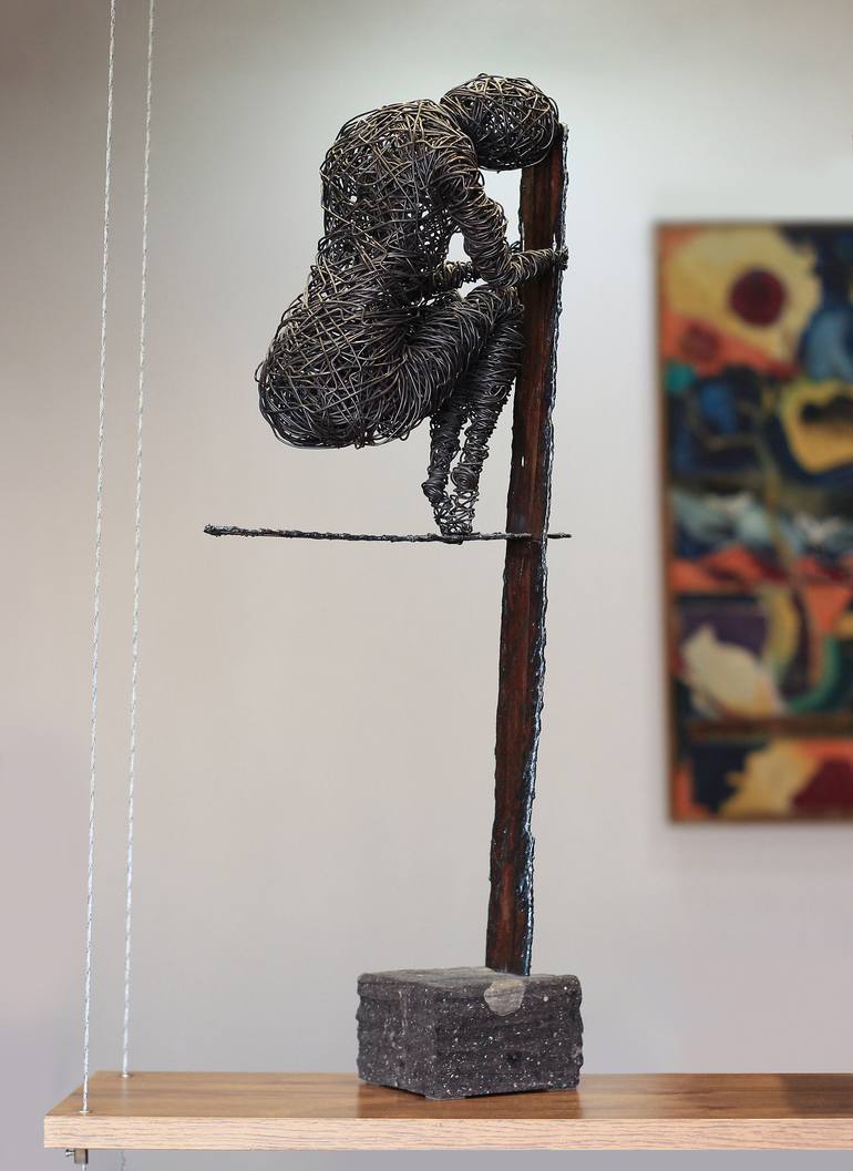 Original Abstract People Sculpture by Narinart Armgallery