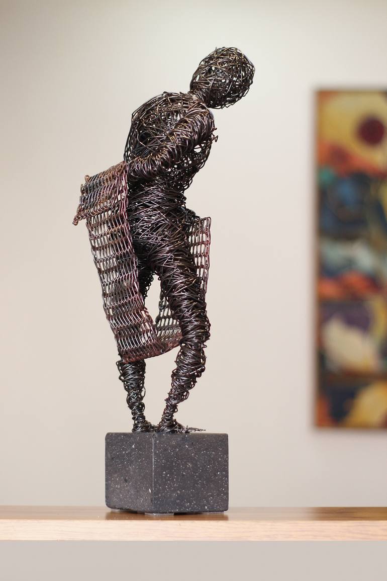 Original Abstract People Sculpture by Narinart Armgallery