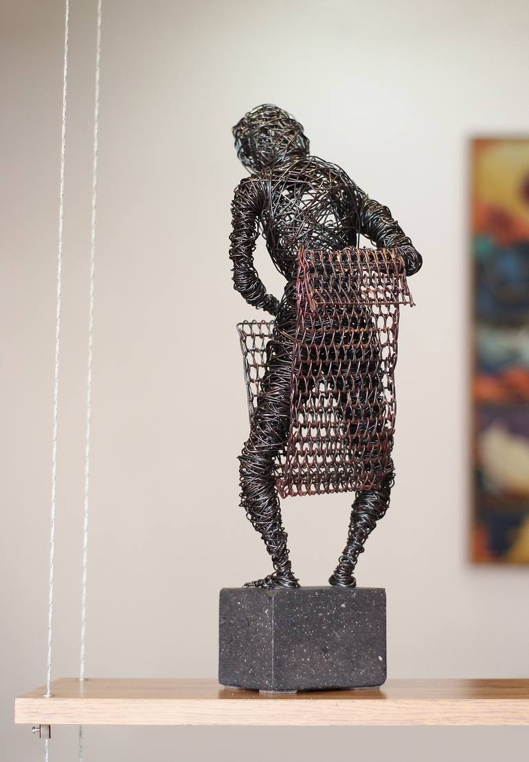 Original Abstract People Sculpture by Narinart Armgallery