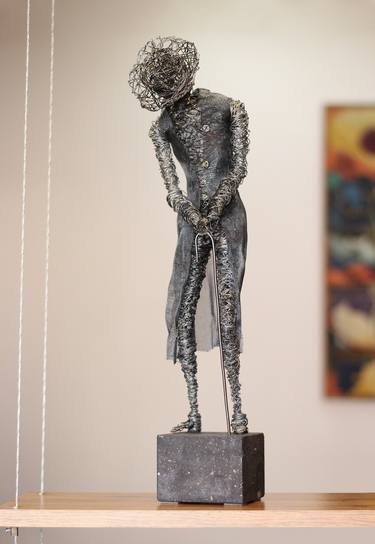 Karen Axikyan/Peaceful old age (52x14x12 2kg Iron, tufa) thumb