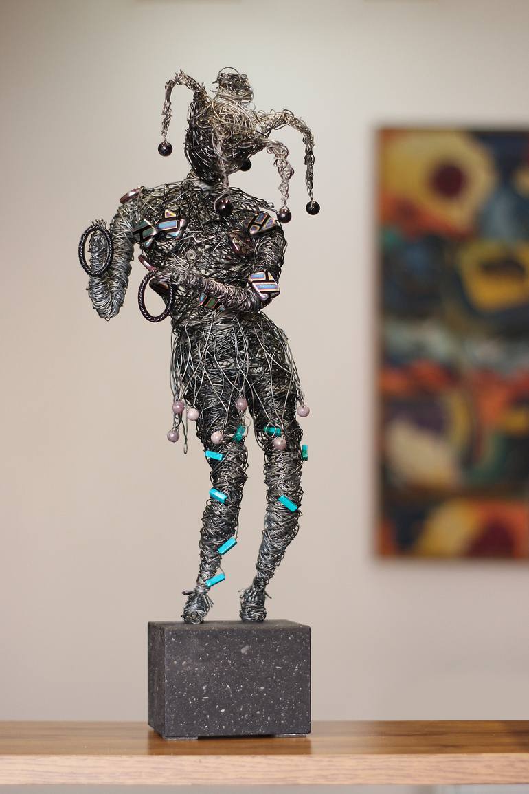 Original Abstract People Sculpture by Narinart Armgallery