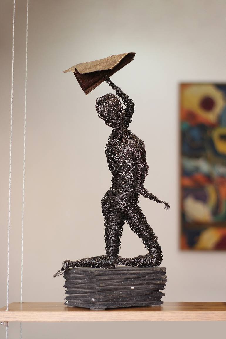 Original Abstract People Sculpture by Narinart Armgallery