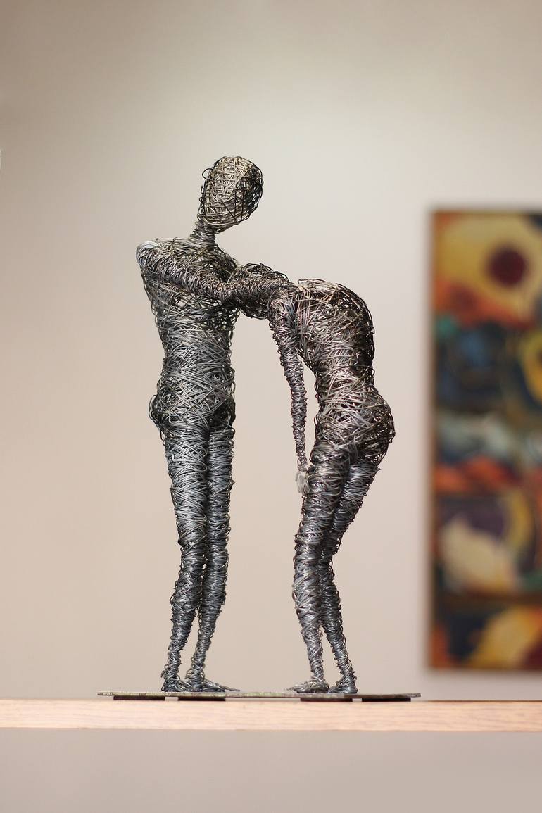 Original Abstract People Sculpture by Narinart Armgallery