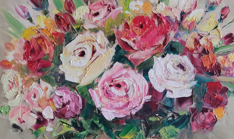 Original Floral Painting by Narinart Armgallery