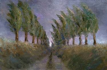 Kamsar Ohanyan/Storm (40x60cm, oil canvas, ready to hang) thumb