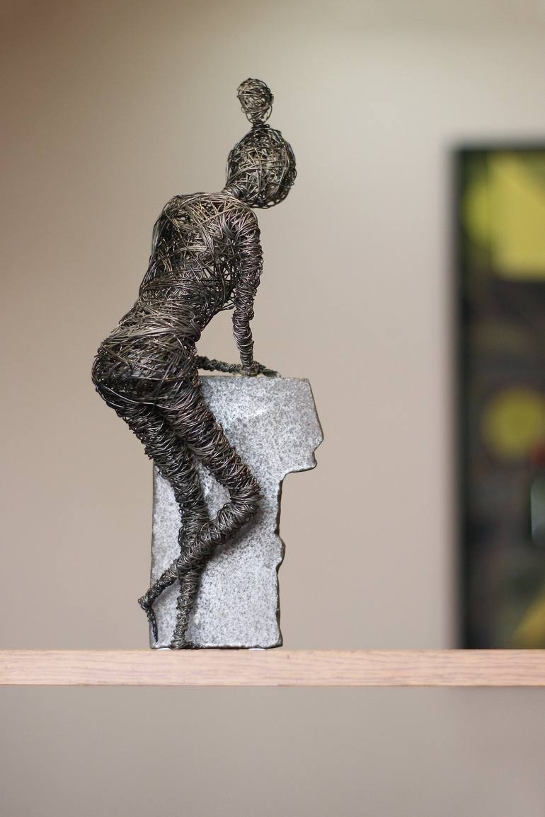 Original Abstract People Sculpture by Narinart Armgallery