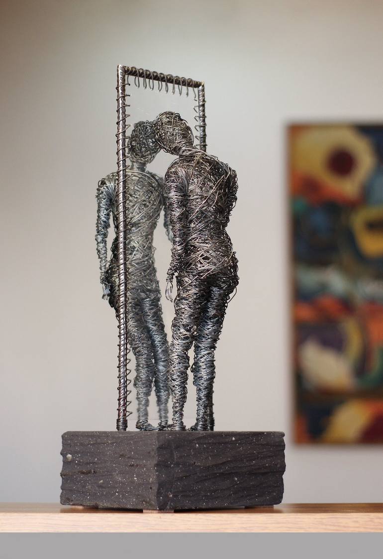 Original Abstract People Sculpture by Narinart Armgallery