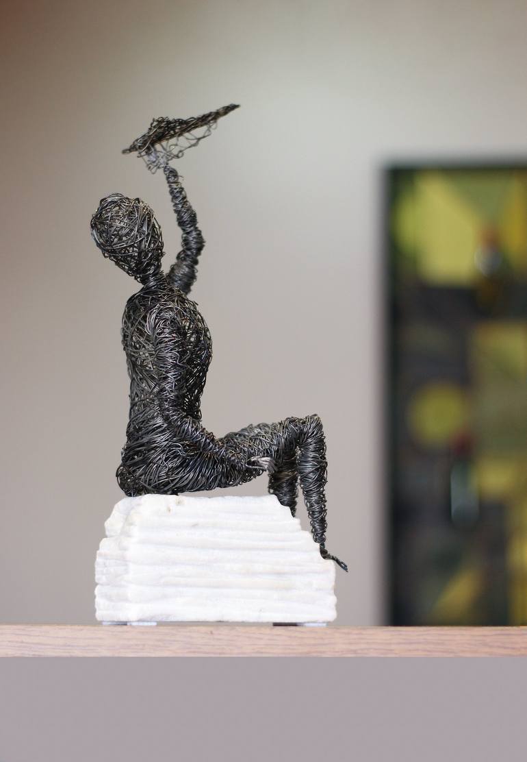 Original Abstract People Sculpture by Narinart Armgallery