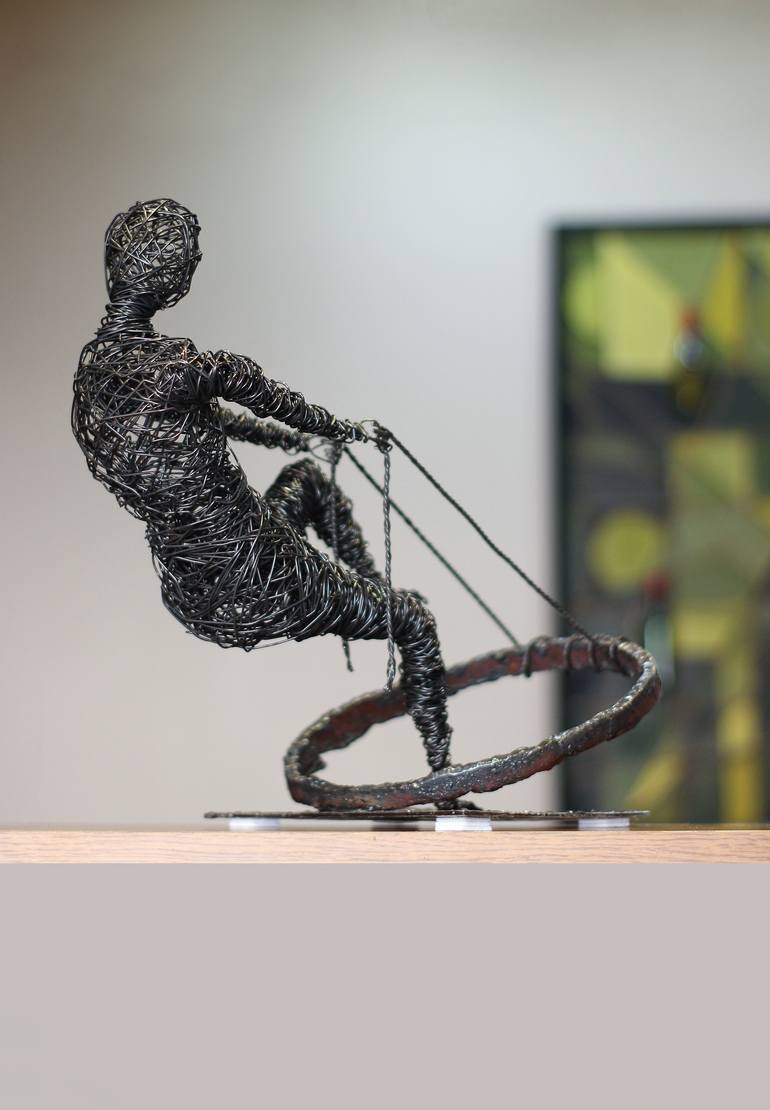 Original Abstract Men Sculpture by Narinart Armgallery