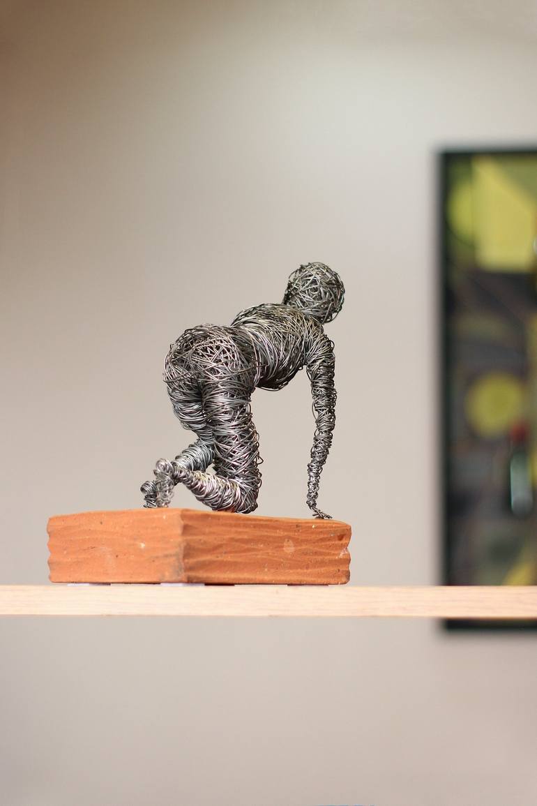 Original Abstract Sport Sculpture by Narinart Armgallery