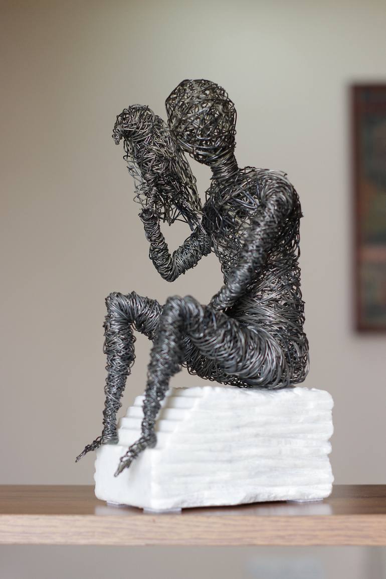Original Abstract People Sculpture by Narinart Armgallery
