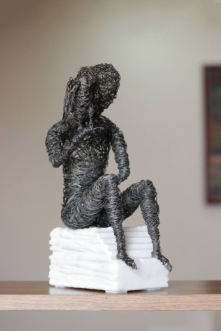 Original Abstract People Sculpture by Narinart Armgallery