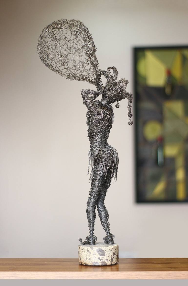 Original Abstract People Sculpture by Narinart Armgallery