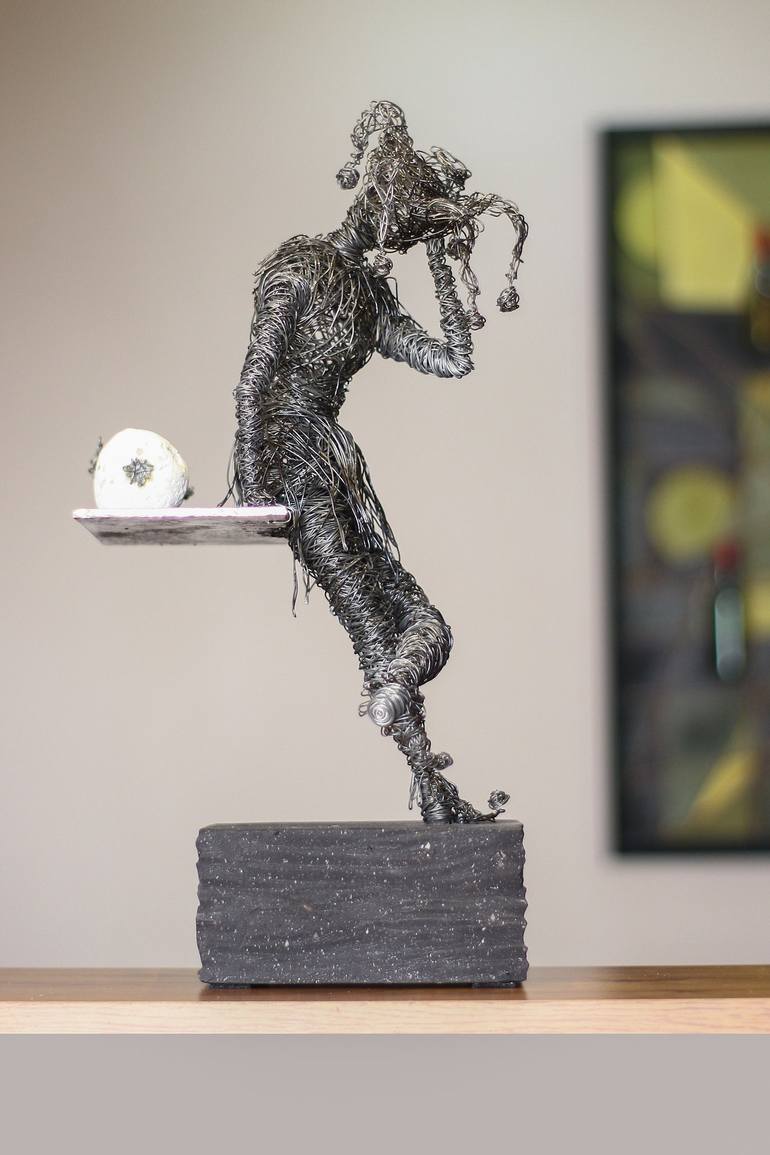 Original Abstract People Sculpture by Narinart Armgallery