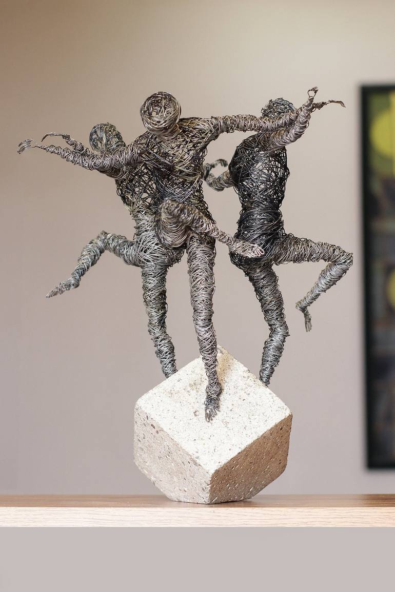 Original Abstract People Sculpture by Narinart Armgallery