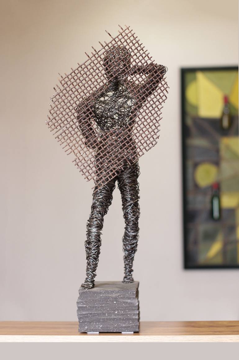 Original Abstract People Sculpture by Narinart Armgallery