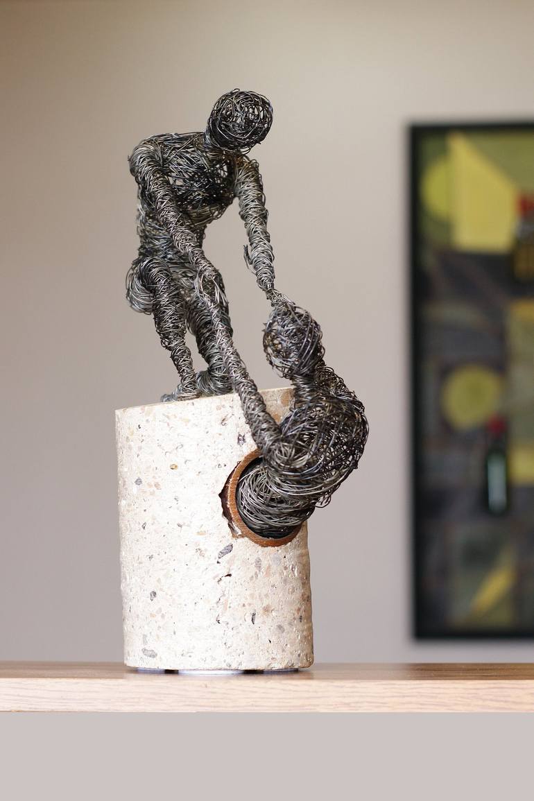 Original Abstract People Sculpture by Narinart Armgallery