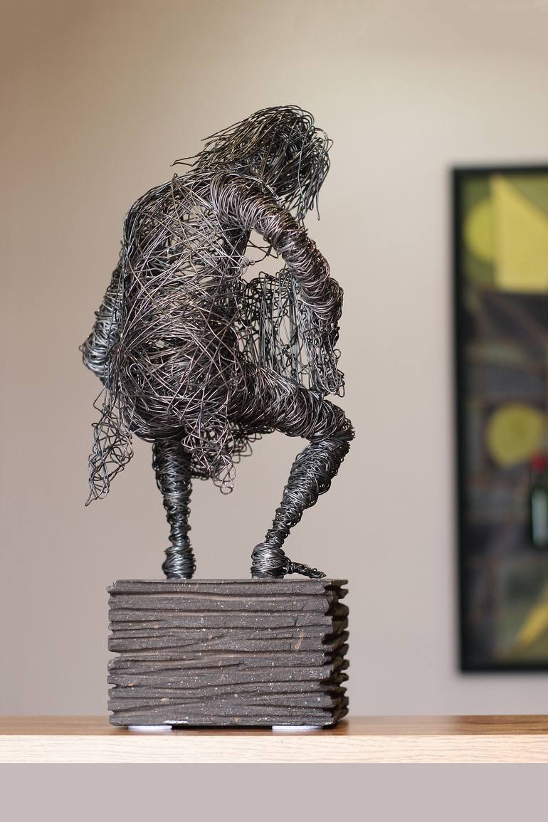 Original Abstract People Sculpture by Narinart Armgallery
