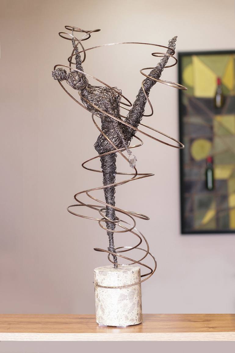 Original Abstract People Sculpture by Narinart Armgallery