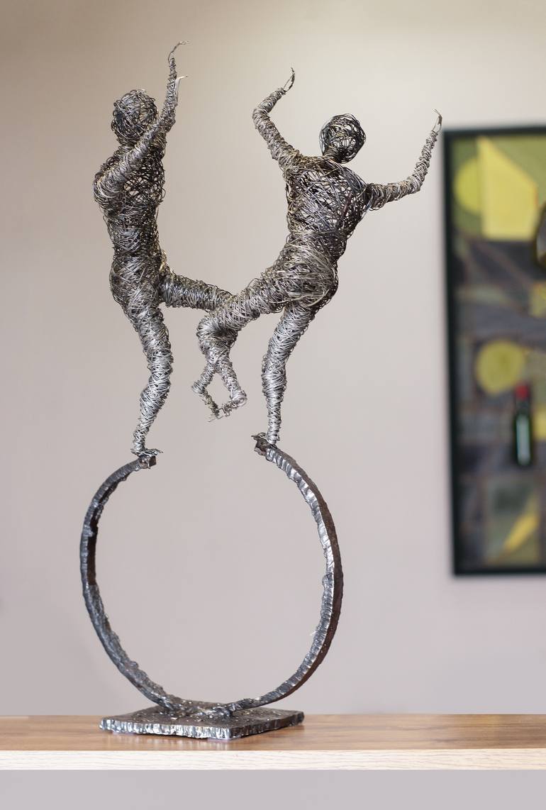 Original Abstract People Sculpture by Narinart Armgallery
