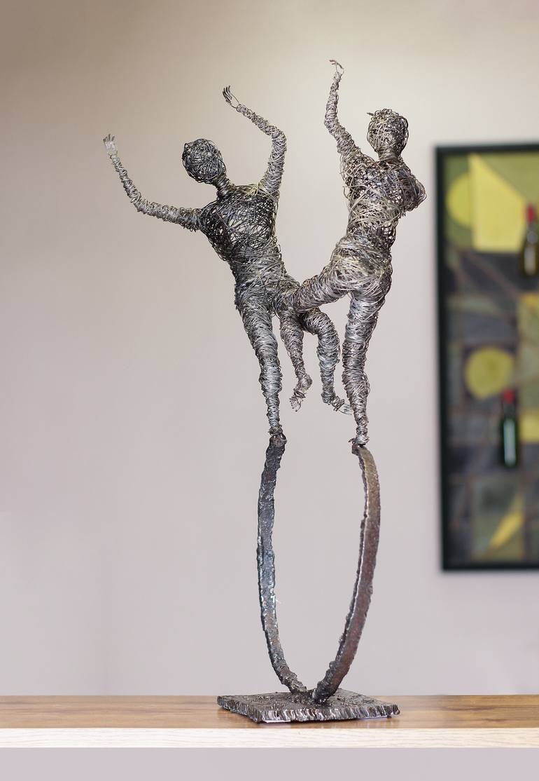 Original Abstract People Sculpture by Narinart Armgallery