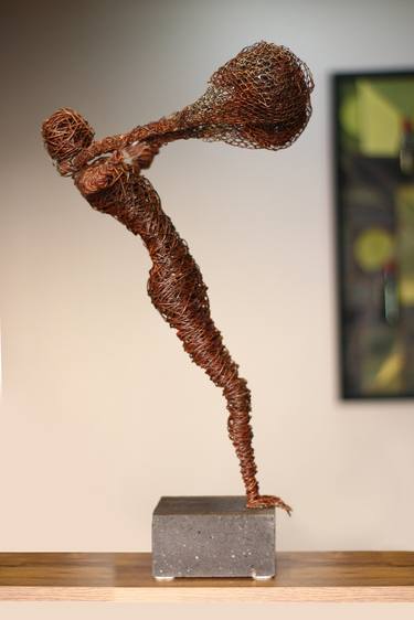 Karen Axikyan/Equilibrium (59x30x40 3.3kg iron, tufa) thumb