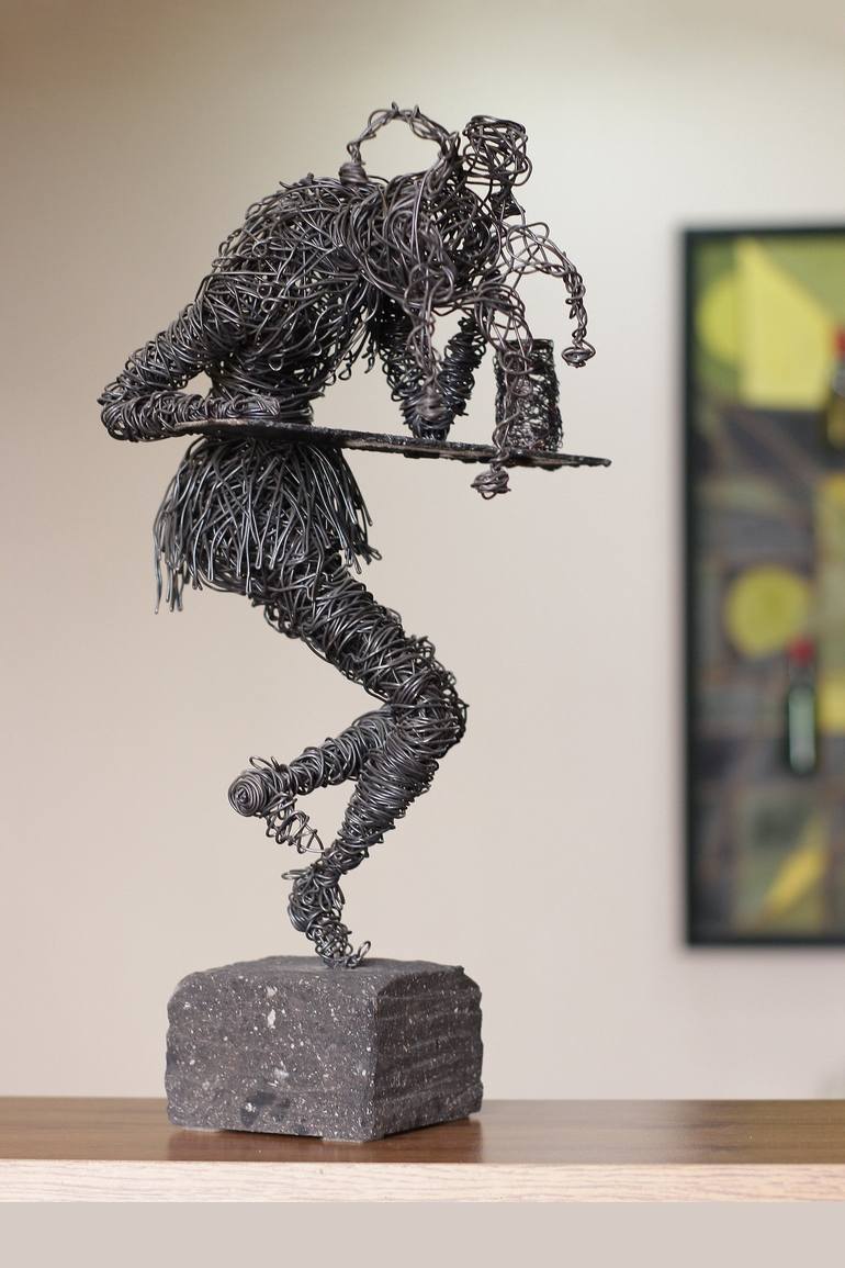 Original Abstract People Sculpture by Narinart Armgallery