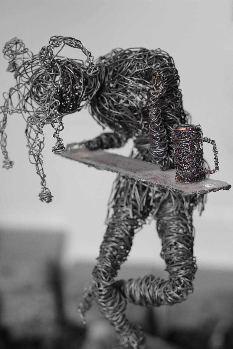 Original Abstract People Sculpture by Narinart Armgallery