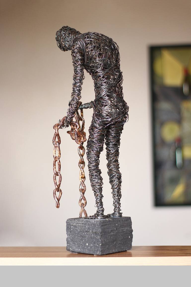 Original Abstract People Sculpture by Narinart Armgallery