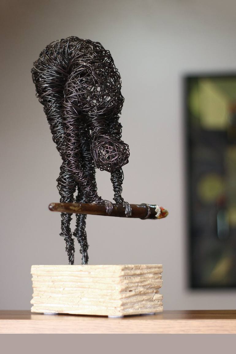 Original Abstract People Sculpture by Narinart Armgallery