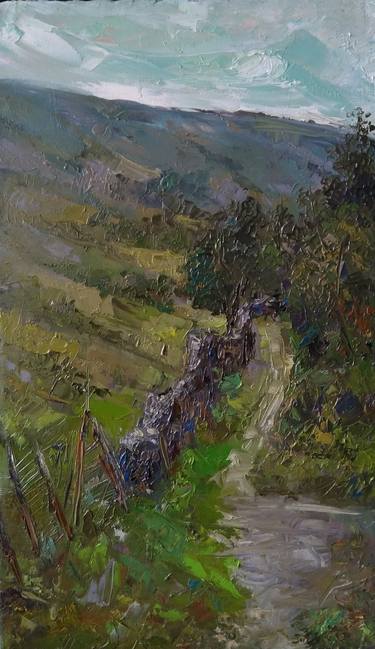Kamsar Ohanyan/Morning (30x50cm, oil painting, impressionistic) thumb