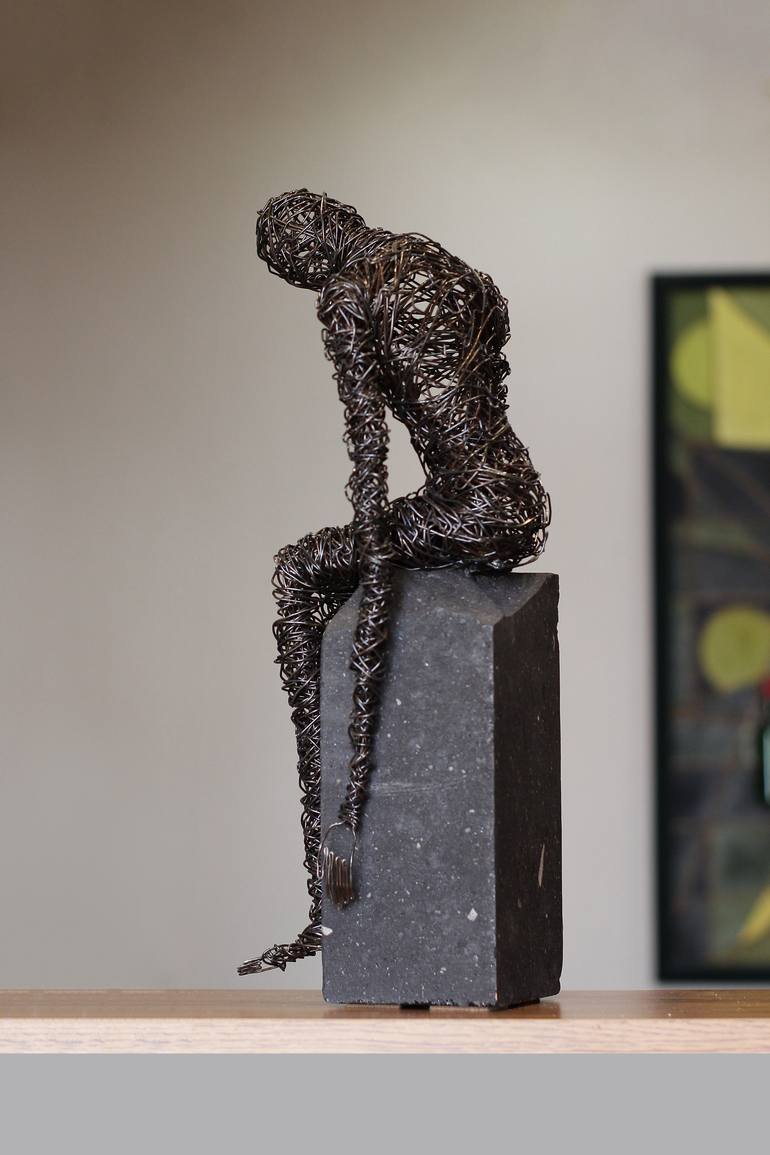 Original Abstract People Sculpture by Narinart Armgallery