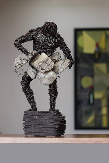 Original Abstract People Sculpture by Narinart Armgallery