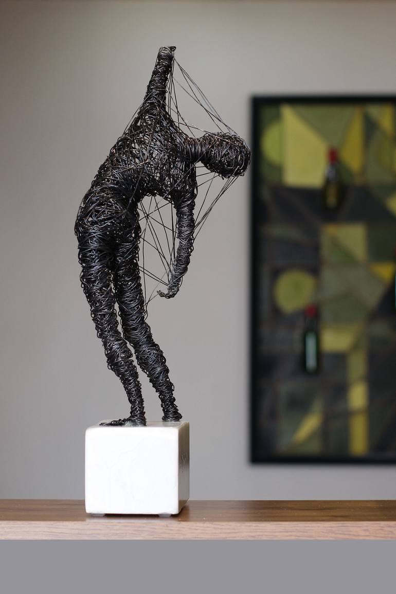 Original Abstract People Sculpture by Narinart Armgallery